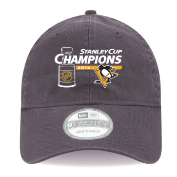 Pittsburgh Penguins čepice baseballová kšiltovka 2016 Stanley Cup Champions 9TWENTY Charcoal