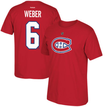 Montreal Canadiens pánské tričko red #6 Shea Weber