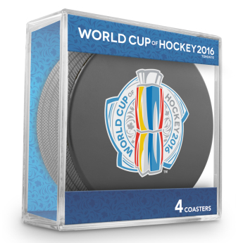 Hokejové reprezentace puk World Cup 2016 Coasters Pack