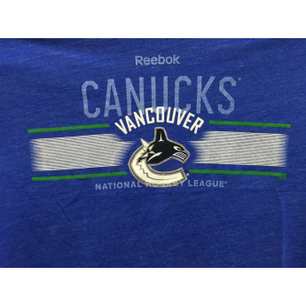 Vancouver Canucks pánské tričko Stripe Overlay blue