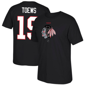 Chicago Blackhawks pánské tričko Jonathan Toews #19 Reebok Center Ice TNT Reflect Logo