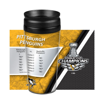 Pittsburgh Penguins hrníček 14oz. 2017 Stanley Cup Champions Full Wrap Tumbler