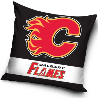 Calgary Flames polštářek logo