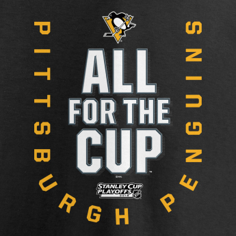Pittsburgh Penguins dámské tričko black 2018 Stanley Cup Playoffs Bound Behind The Net