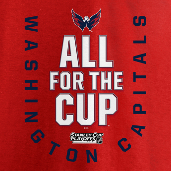 Washington Capitals pánská mikina red 2018 Stanley Cup Playoffs Bound Behind The Net
