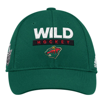 Minnesota Wild čepice baseballová kšiltovka green 2018 Stanley Cup Playoffs Bound Sidepatch Flex