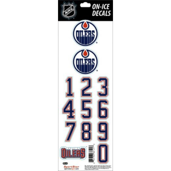 Edmonton Oilers samolepky hockey helmet Decals