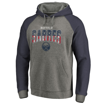 Buffalo Sabres pánská mikina s kapucí grey Freedom Tri-Blend Raglan