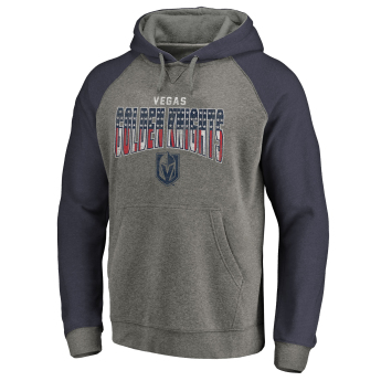 Vegas Golden Knights pánská mikina s kapucí grey Freedom Tri-Blend Raglan