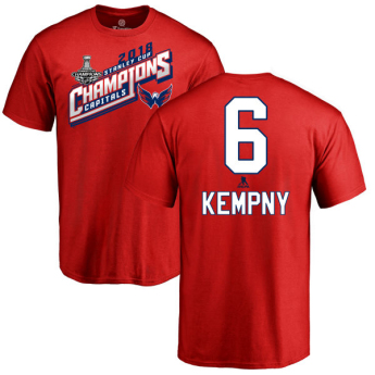 Washington Capitals pánské tričko red Michal Kempný 2018 Stanley Cup Champions