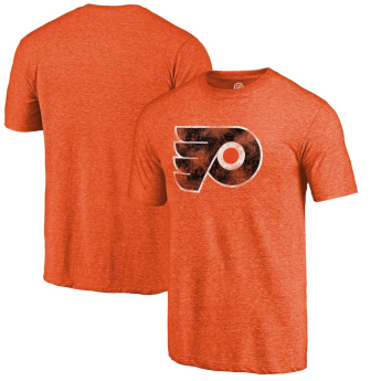 Philadelphia Flyers pánské tričko orange Primary Logo Distressed