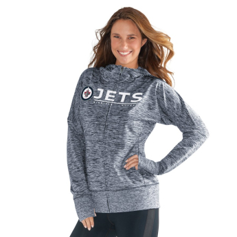 Winnipeg Jets dámská mikina grey Reciever Full-Zip Hoodie