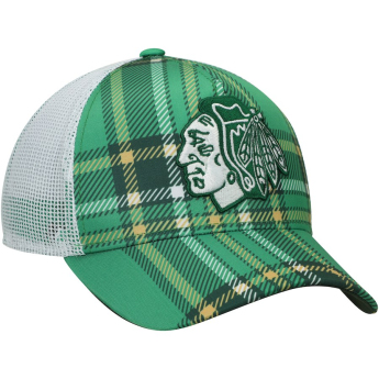 Chicago Blackhawks čepice baseballová kšiltovka Adidas St. Patrick´s Day Trucker