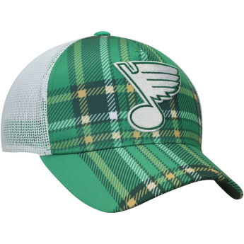 St. Louis Blues čepice baseballová kšiltovka Adidas St. Patrick´s Day Trucker