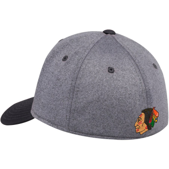 Chicago Blackhawks čepice baseballová kšiltovka Adidas Culture Two Tone Felt Flex