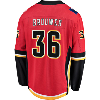 Calgary Flames hokejový dres #36 Troy Brouwer Breakaway Alternate Jersey