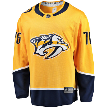 Nashville Predators hokejový dres yellow #76 PK Subban Breakaway Alternate Jersey