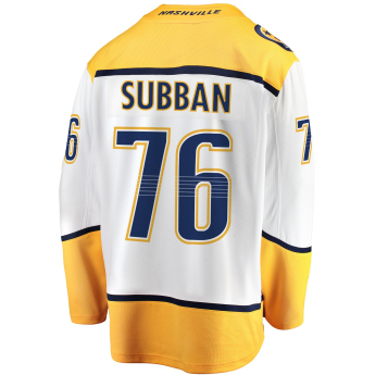 Nashville Predators hokejový dres white #76 PK Subban Breakaway Alternate Jersey