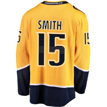 Nashville Predators hokejový dres #15 Craig Smith Breakaway Alternate Jersey