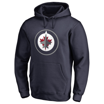 Winnipeg Jets pánská mikina s kapucí navy Fanatics Branded Primary Logo