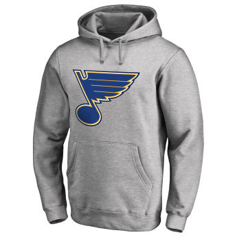 St. Louis Blues pánská mikina s kapucí grey Fanatics Branded Primary Logo