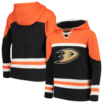 Anaheim Ducks dětská mikina s kapucí Asset Lace-Up Pullover Hoodie