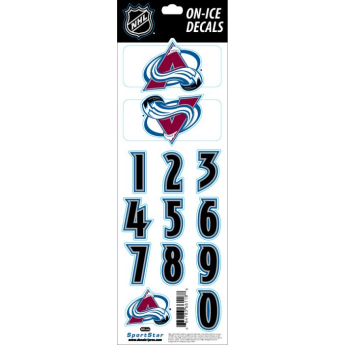 Colorado Avalanche samolepky na helmu Decals