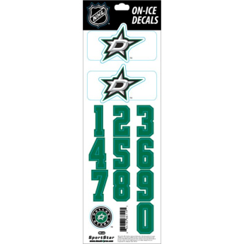 Dallas Stars samolepky na helmu Decals