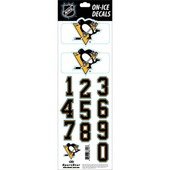 Pittsburgh Penguins samolepky na helmu Decals