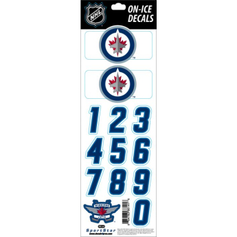 Winnipeg Jets samolepky na helmu Decals