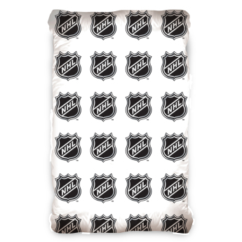 NHL produkty prostěradlo Logo Shield White