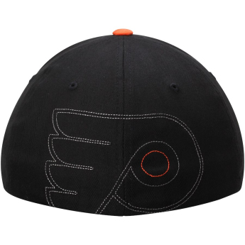 Philadelphia Flyers čepice baseballová kšiltovka Old Time Hockey Black Knight Herringbone Flex Hat