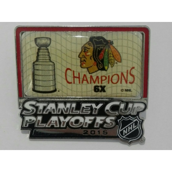 Chicago Blackhawks odznak 2015 Stanley Cup Champions