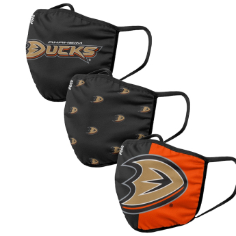 Anaheim Ducks roušky Foco set of 3 pieces