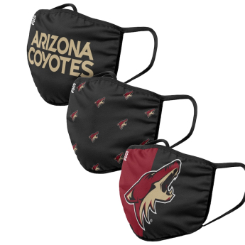 Arizona Coyotes roušky Foco set of 3 pieces