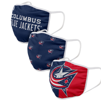 Columbus Blue Jackets roušky Foco set of 3 pieces