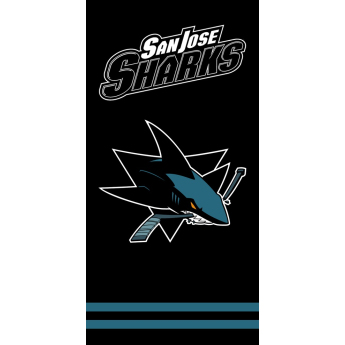 San Jose Sharks plážová osuška black