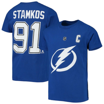 Tampa Bay Lightning dětské tričko Steven Stamkos #91 Name Number