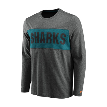 San Jose Sharks pánské tričko s dlouhým rukávem back to basics