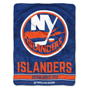 New York Islanders deka Plush Micro Throw Logo