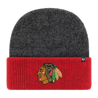 Chicago Blackhawks zimní čepice Two Tone Brain Freeze 47 Cuff Knit