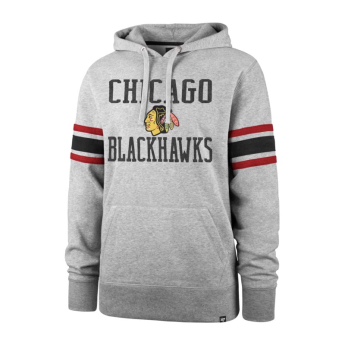 Mikina Chicago Blackhawks Double Block ’47 Sleeve Stripe Hood