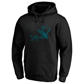 San Jose Sharks pánská mikina s kapucí Iconic Fade 1 Core Graphic