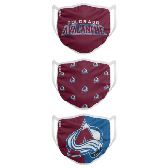 Colorado Avalanche roušky Foco set of 3 pieces EU