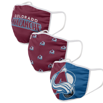 Colorado Avalanche roušky Foco set of 3 pieces EU