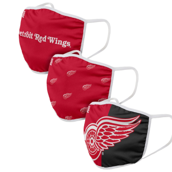 Detroit Red Wings roušky Foco set of 3 pieces EU
