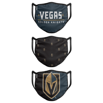 Vegas Golden Knights roušky Foco set of 3 pieces EU