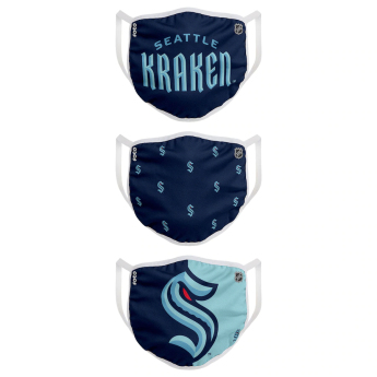 Seattle Kraken roušky Foco set of 3 pieces EU