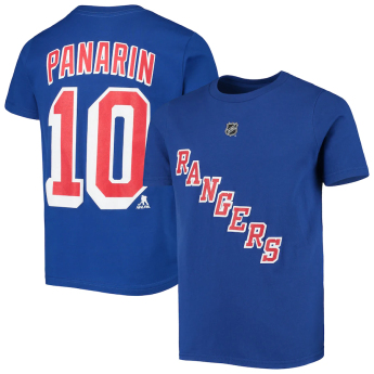 New York Rangers dětské tričko Artemi Panarin #10 Player Name & Number