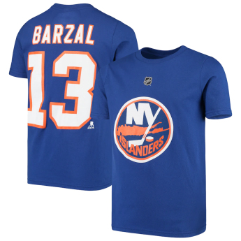New York Islanders dětské tričko Mathew Barzal #13 Player Name & Number T-Shirt - Royal